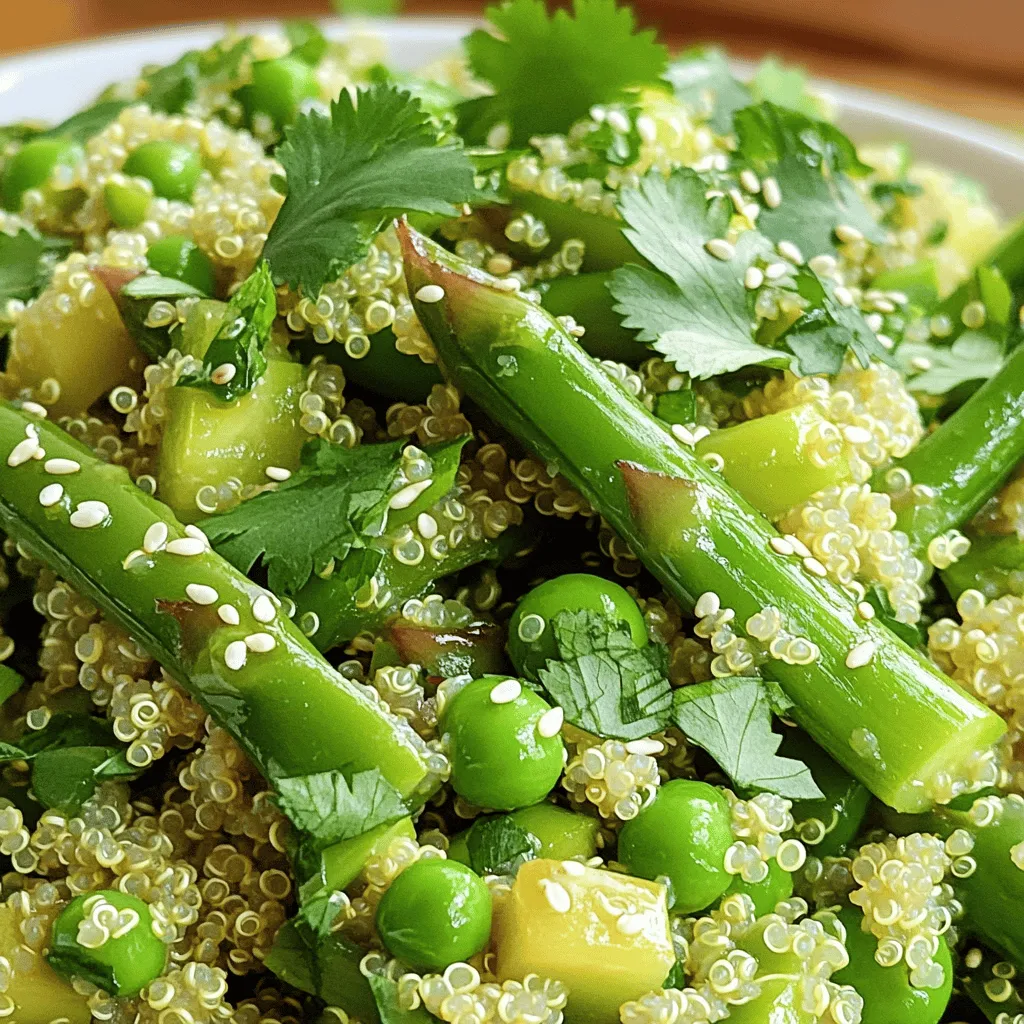 Spring Green Quinoa Stir Fry Nutritious and Simple Dish