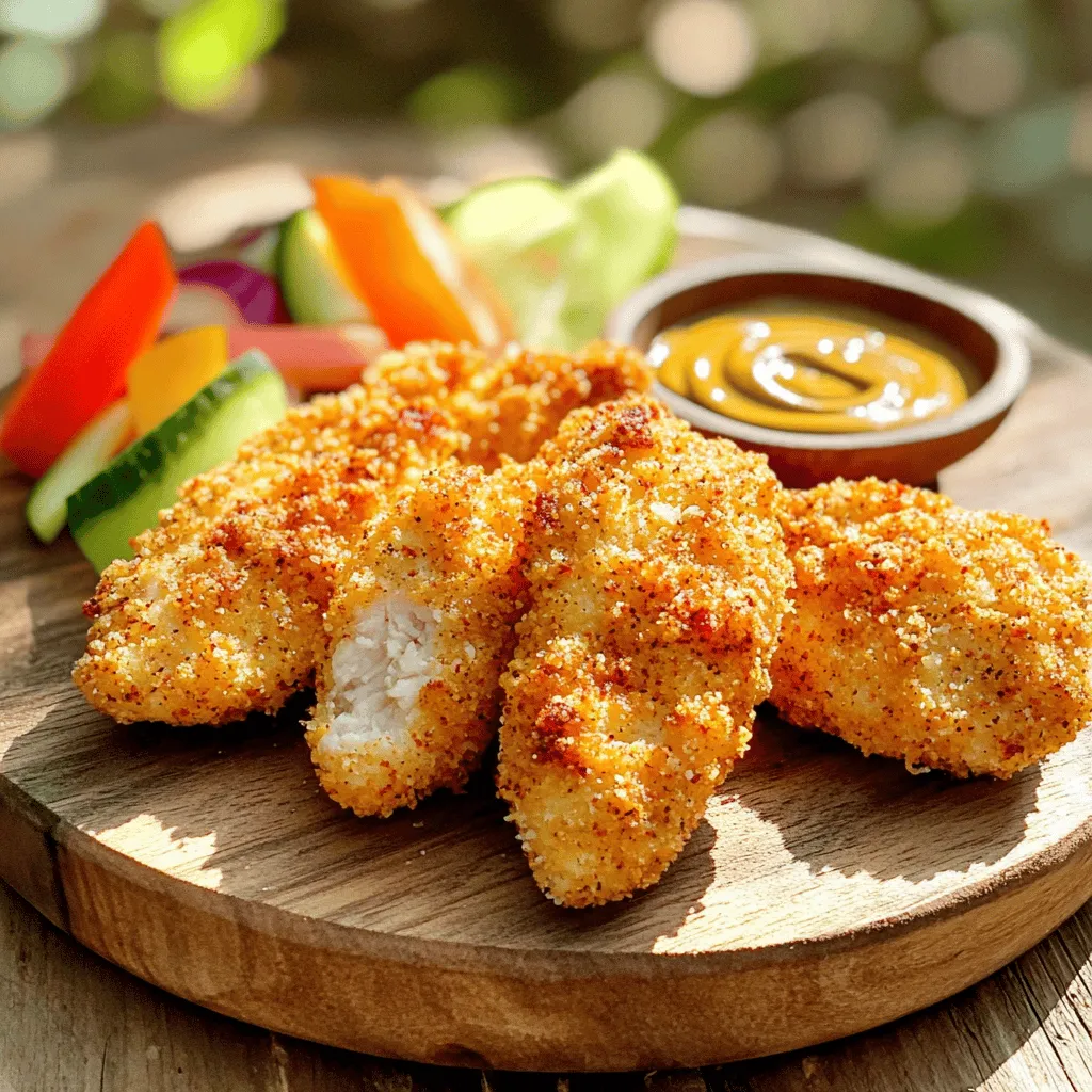 Air Fryer Chicken Tenders Crunchy and Juicy Treat