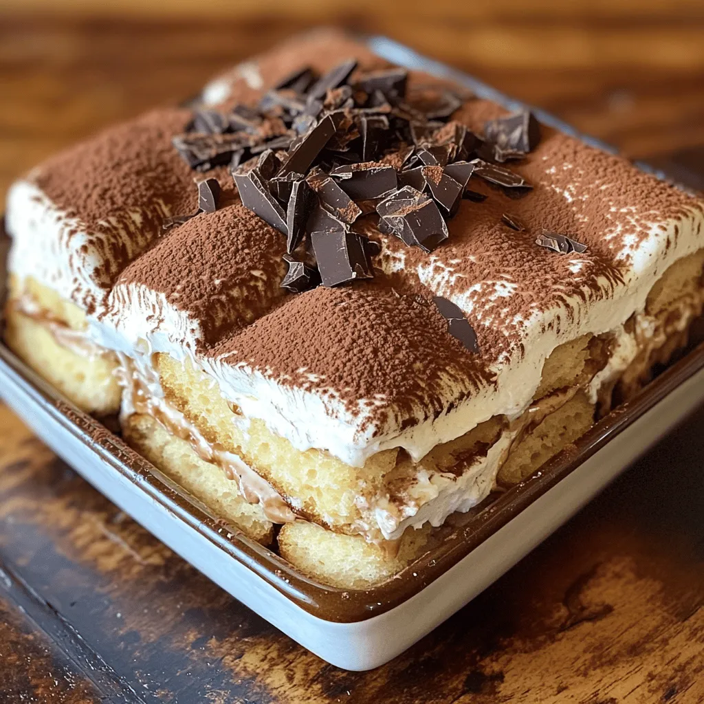 To make the best tiramisu, you need a few key ingredients. Each ingredient plays a vital role in creating the rich, creamy texture and bold flavors. Here is what you will need: