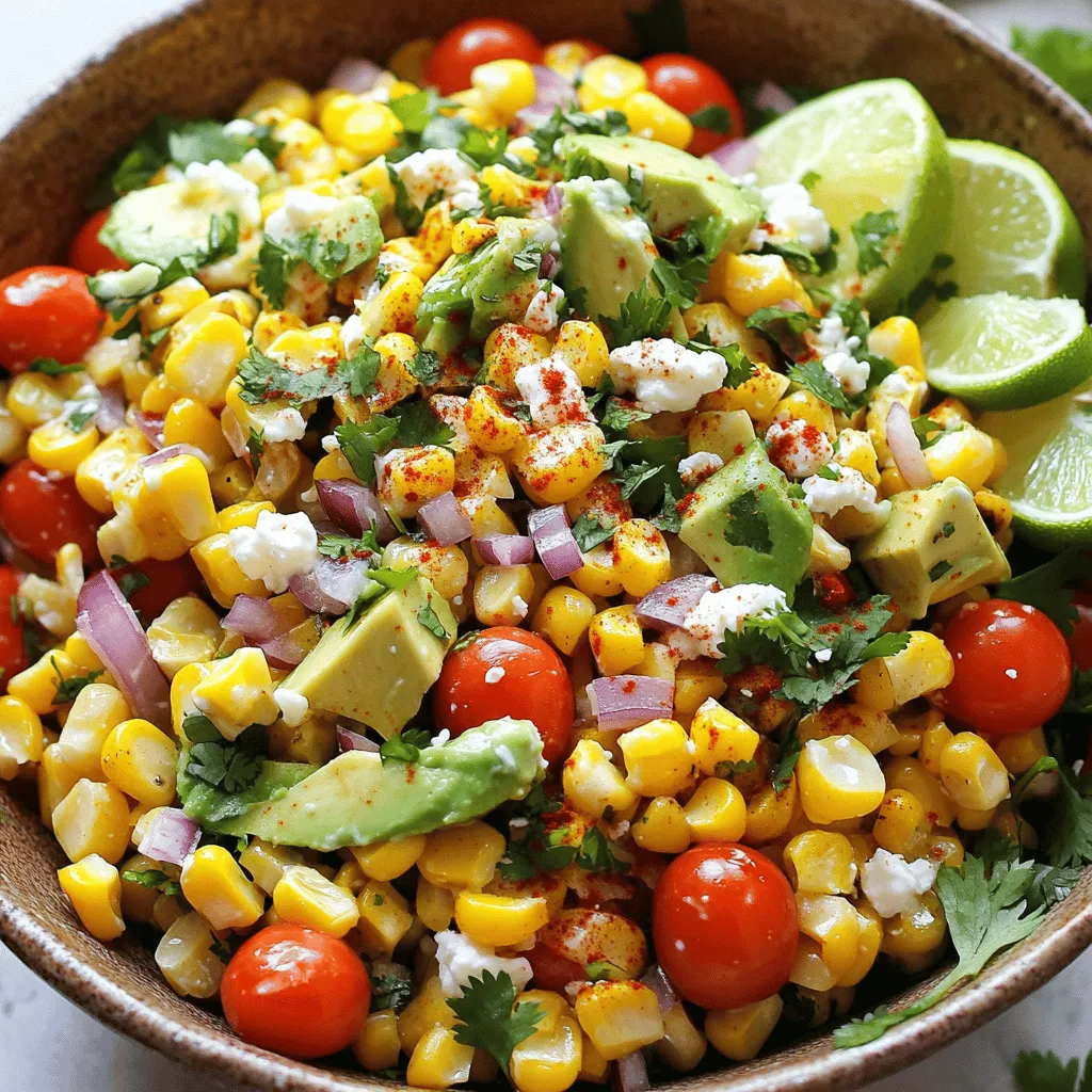 Mexican Street Corn Salad Flavorful Summer Dish