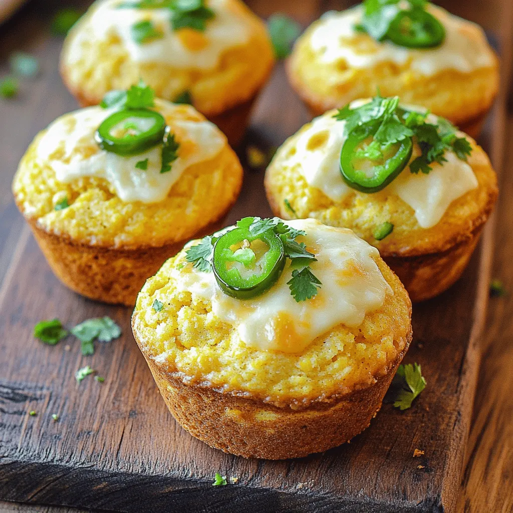 Jalapeno Cheddar Cornbread Muffins: A Spicy Twist on a Classic Recipe