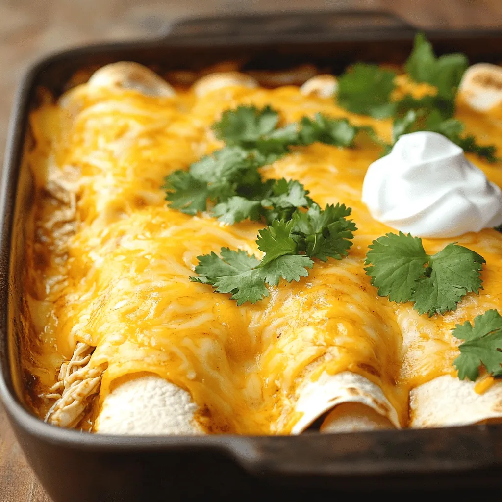 Classic Chicken Enchiladas Flavorful and Easy Recipe