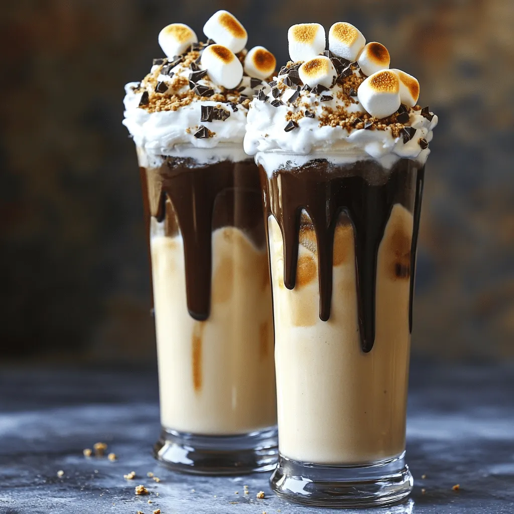 S'mores Milkshake Delight: A Creamy, Decadent Treat