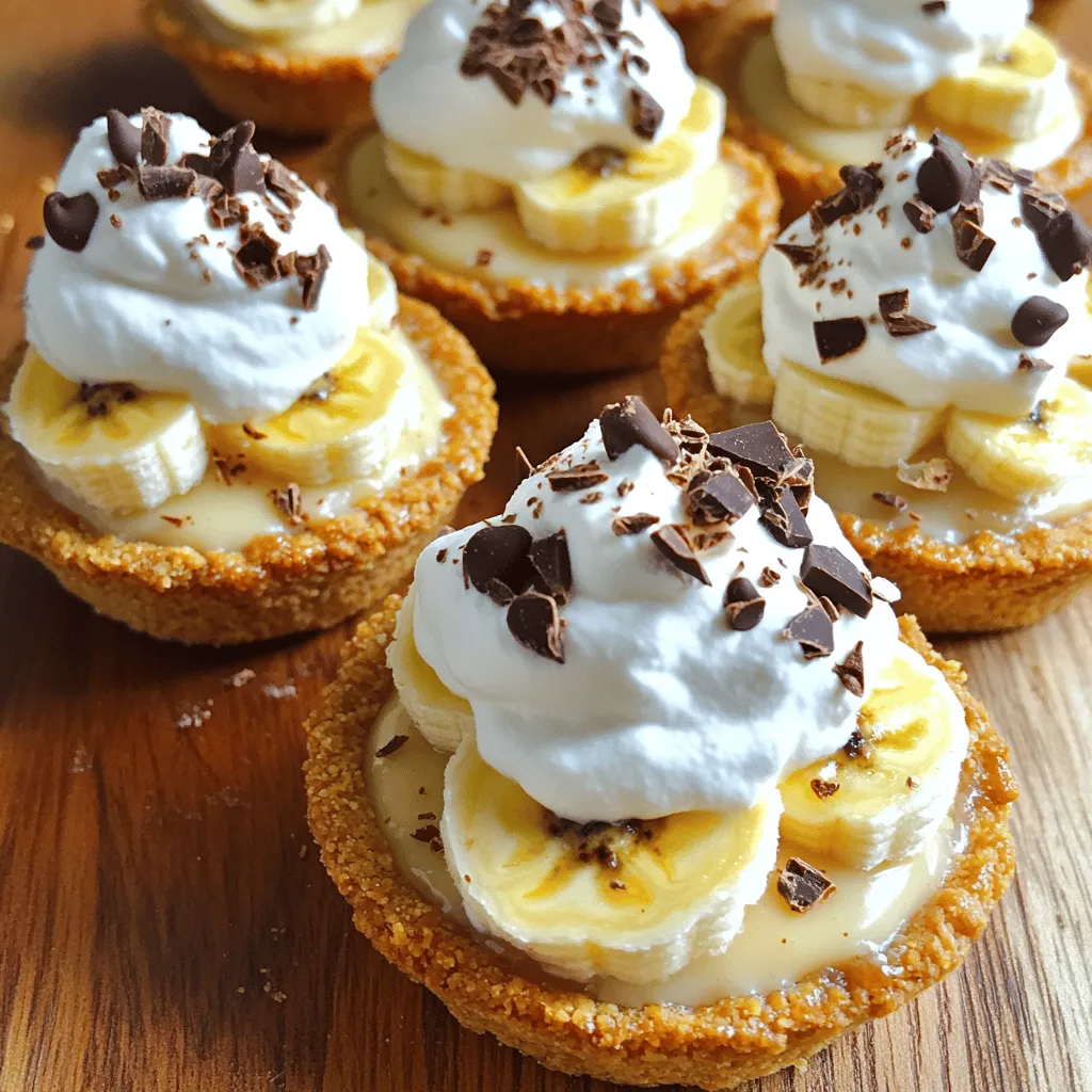 The best banana cream pie ingredients make this dessert shine. First, you need a solid crust. I love using graham cracker crumbs. They add a sweet, crunchy base. You can also try a cookie crust or a simple pastry crust for fun.