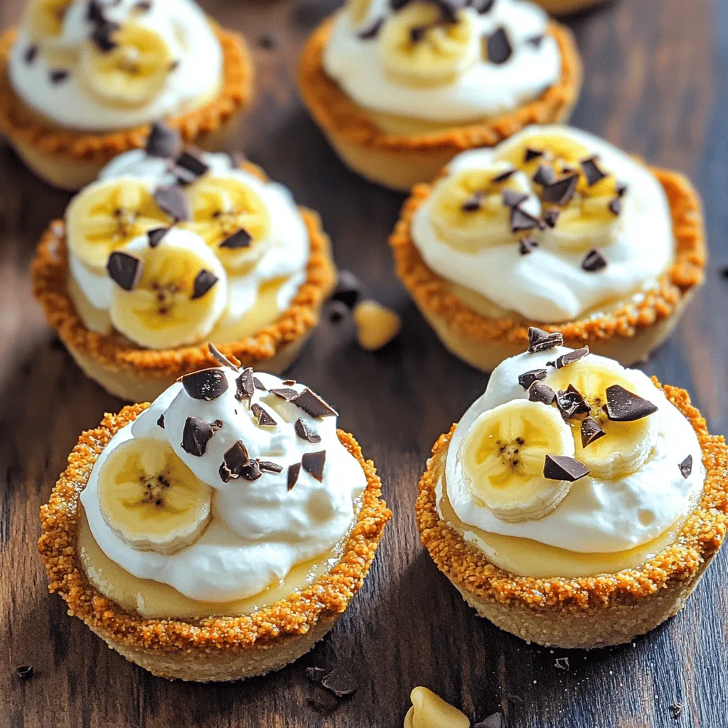 Mini Banana Cream Pie Recipe - Easy and Tasty Dessert