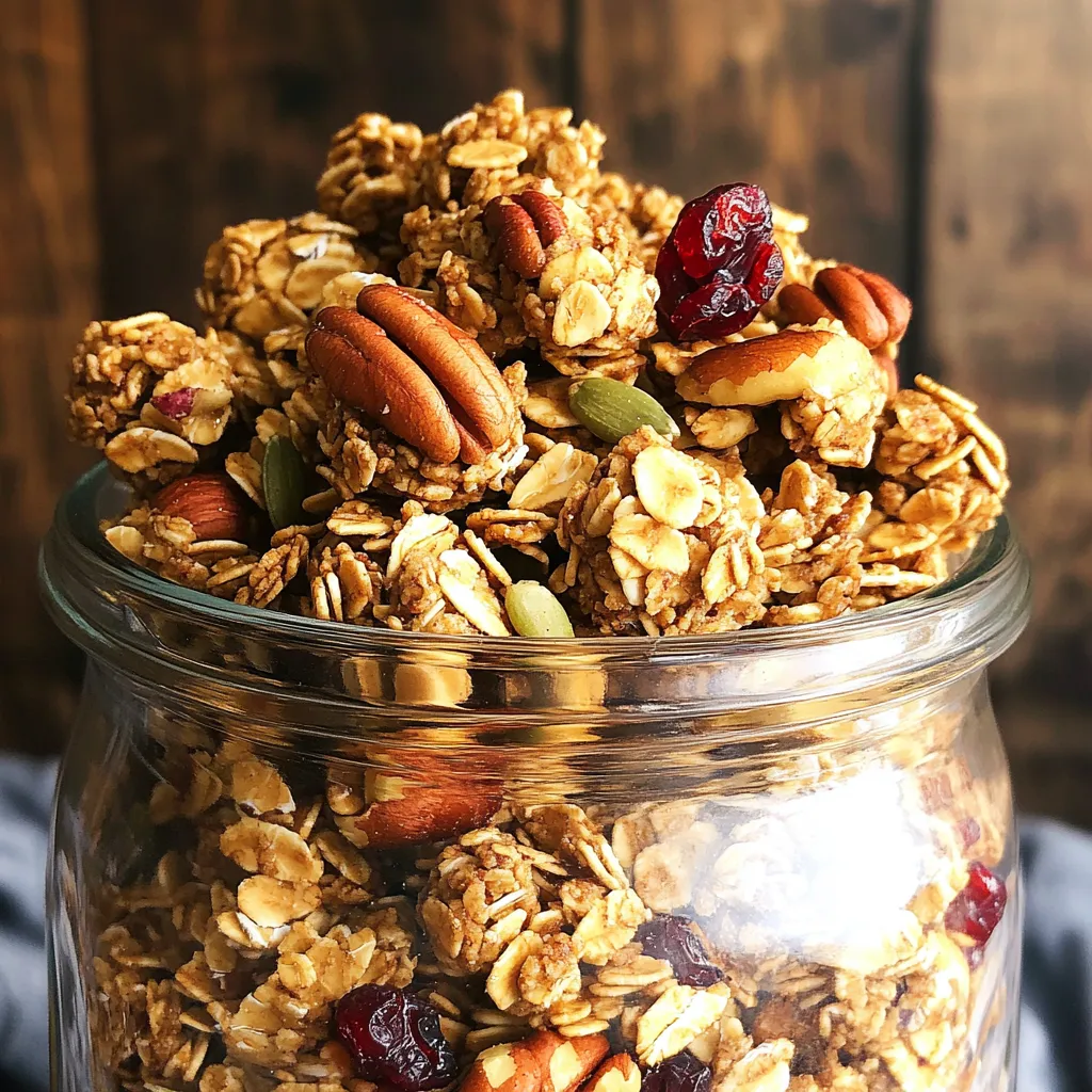 Maple Pecan Granola Clusters Delightful Breakfast Treat