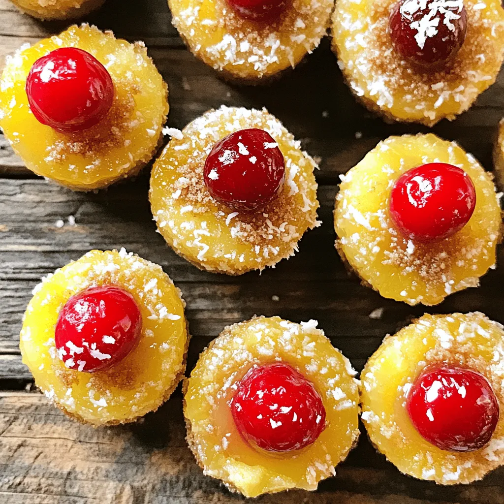 - 1 cup all-purpose flour - ½ cup brown sugar, packed - ¼ cup granulated sugar - ½ cup unsalted butter, softened (plus extra for greasing) - 2 large eggs - 1 teaspoon vanilla extract - ¼ cup crushed pineapple (drained) - ½ cup maraschino cherries, stems removed - Additional brown sugar for the topping