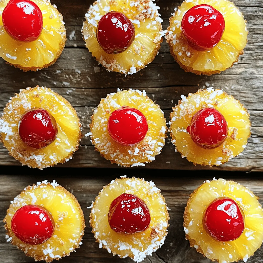 Instant Pot Pineapple Upside Down Bites Tasty Treat