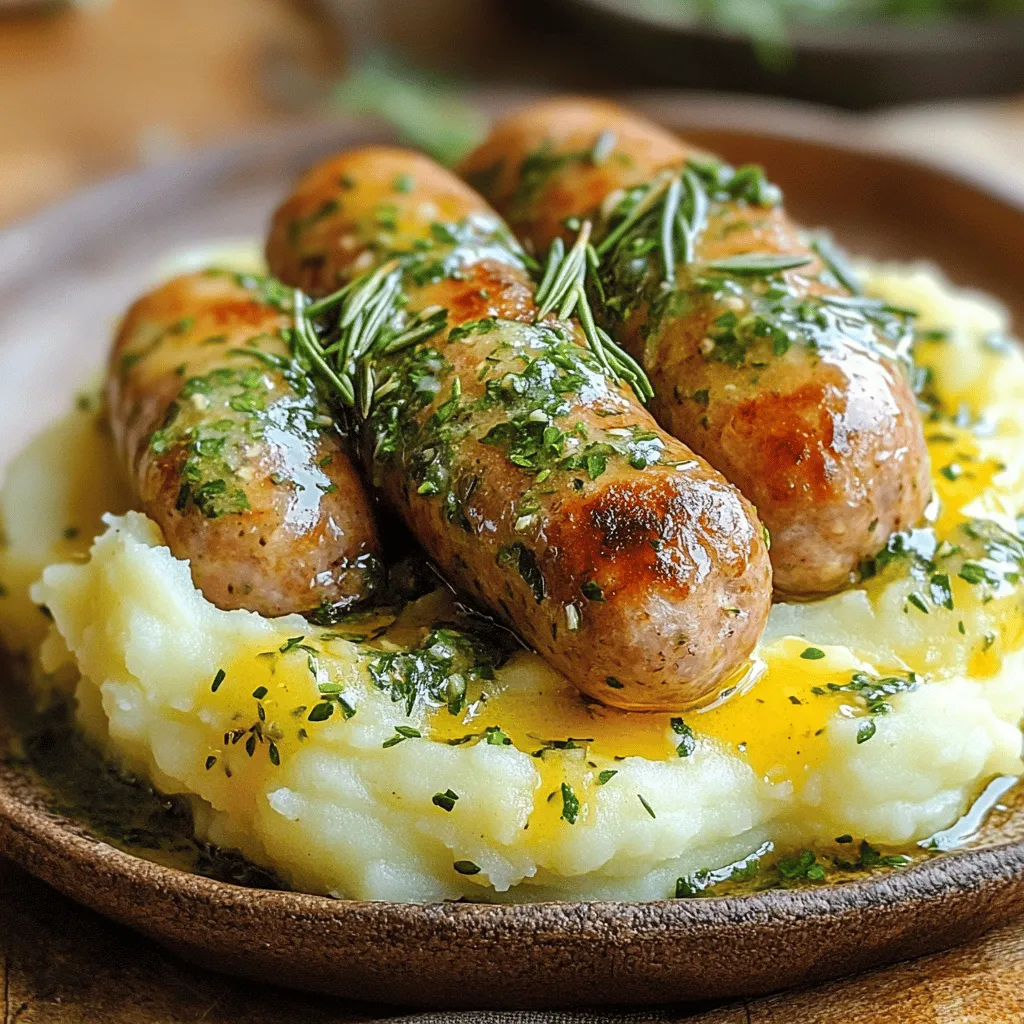 Simple Bangers and Mash Flavorful Comfort Food Recipe