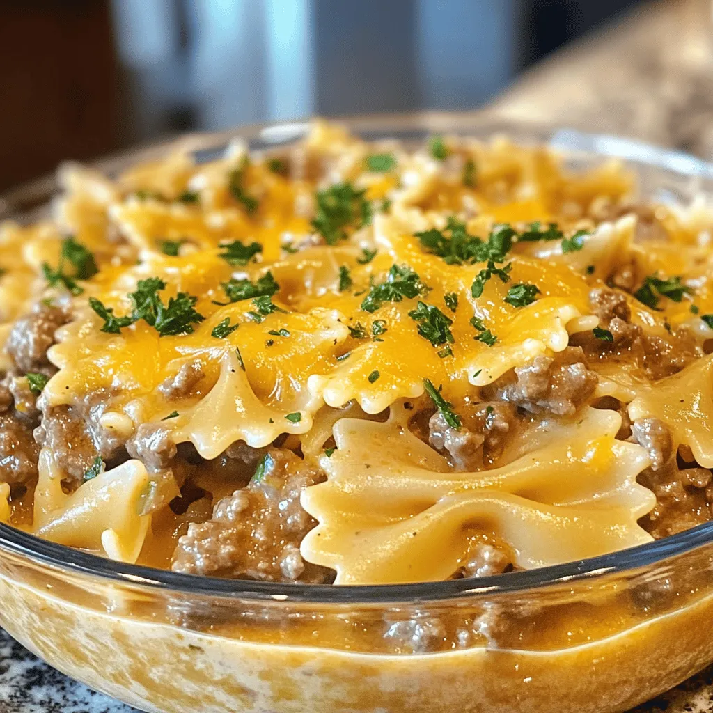 Creamy Beef and Bowtie Pasta: A Comfort Food Delight