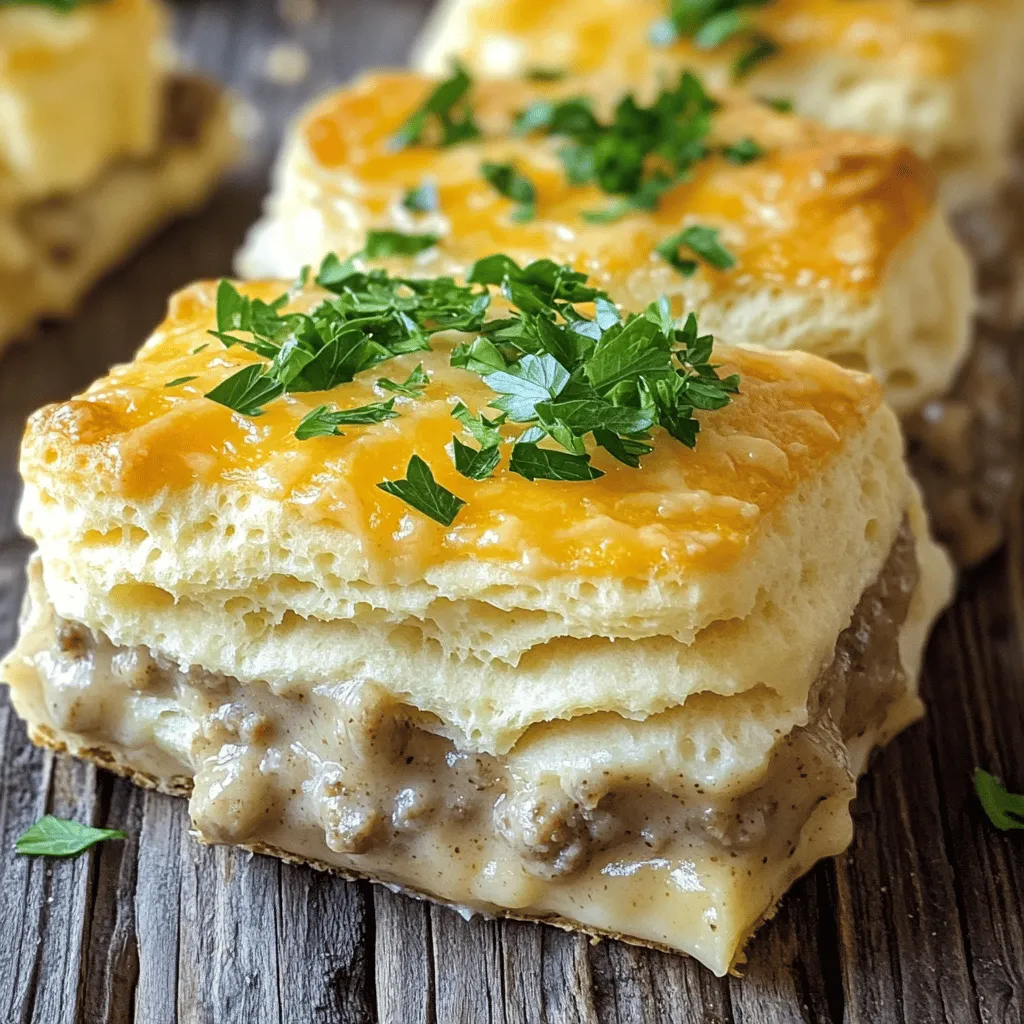 Biscuits and Gravy Casserole Tasty Breakfast Delight