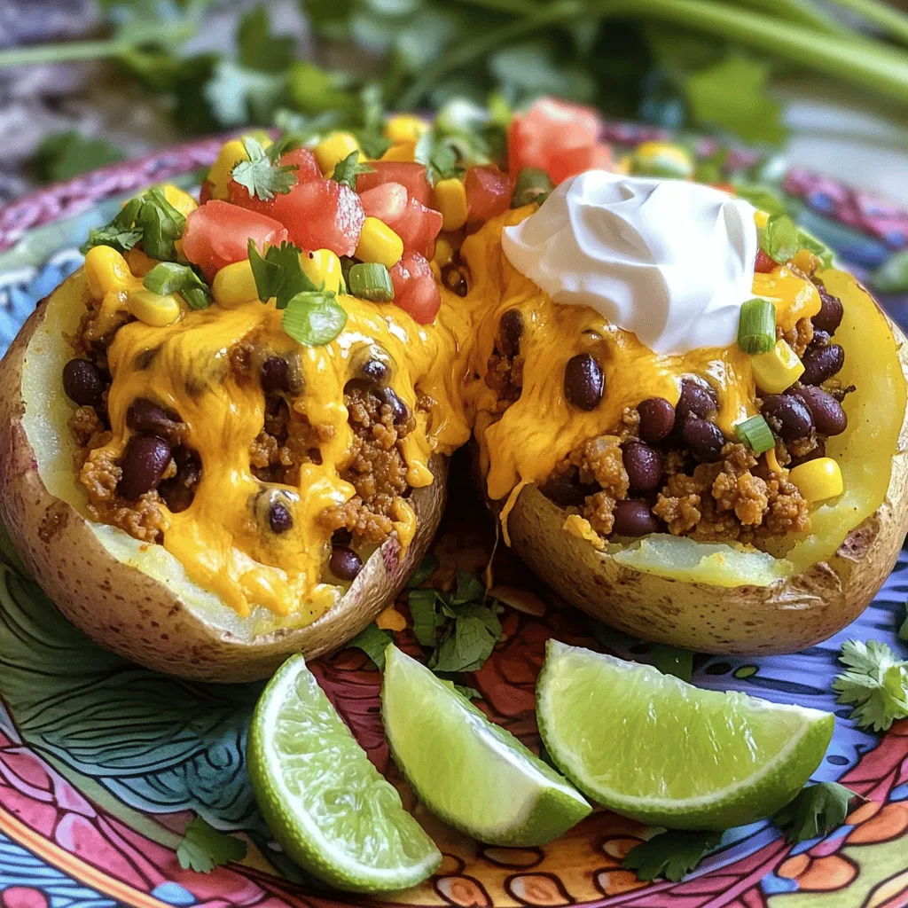 Cheesy Taco Potatoes Flavorful and Satisfying Meal
