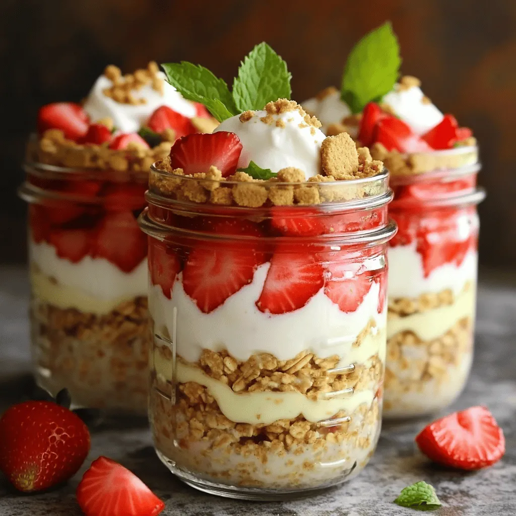 Strawberry Cheesecake Overnight Oats Simple Delight
