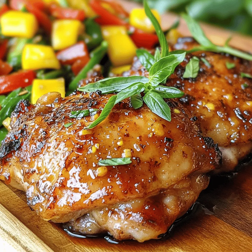 Balsamic Glazed Chicken Thighs: A Flavorful Delight for Any Occasion