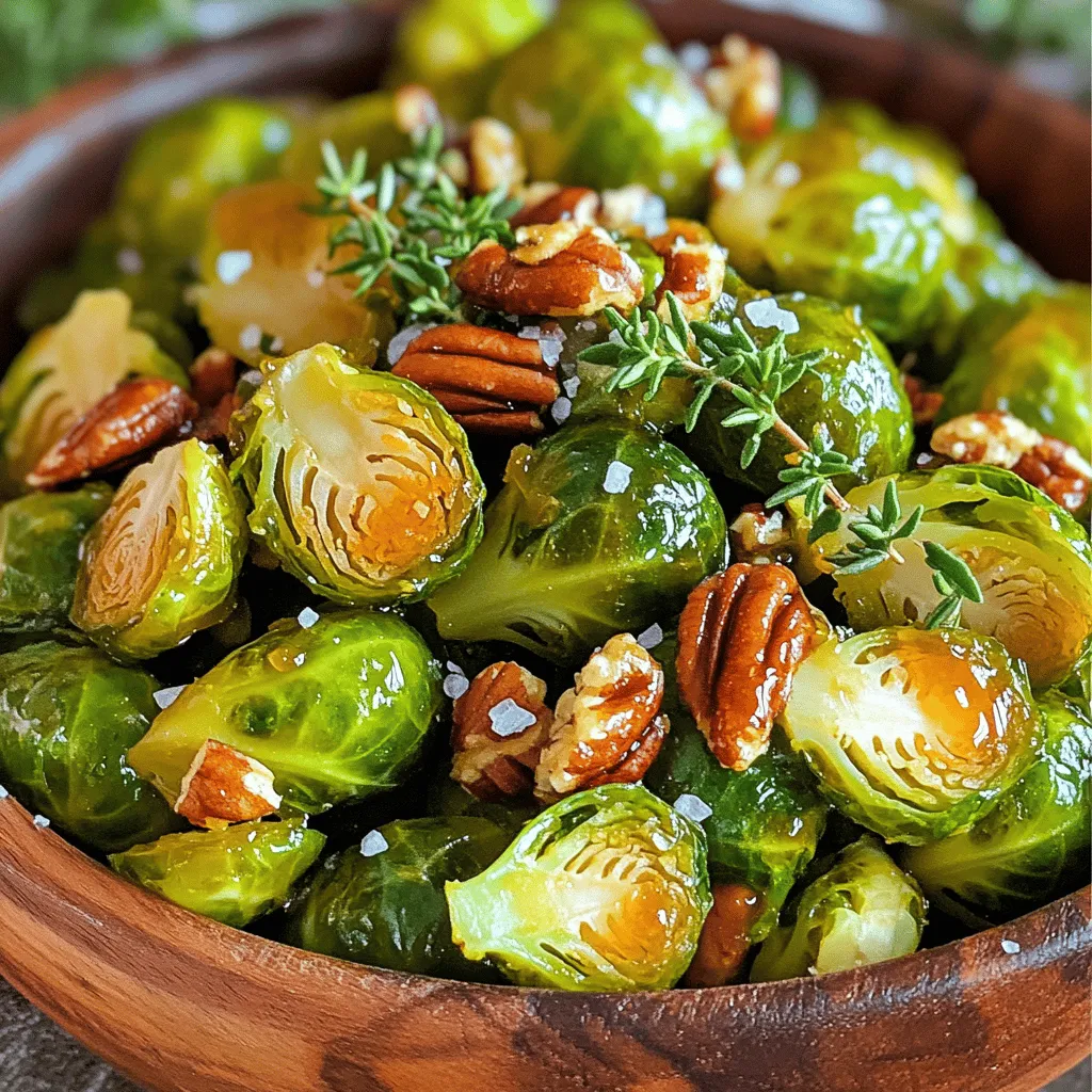 Maple Glazed Brussels Sprouts Flavorful and Simple Recipe