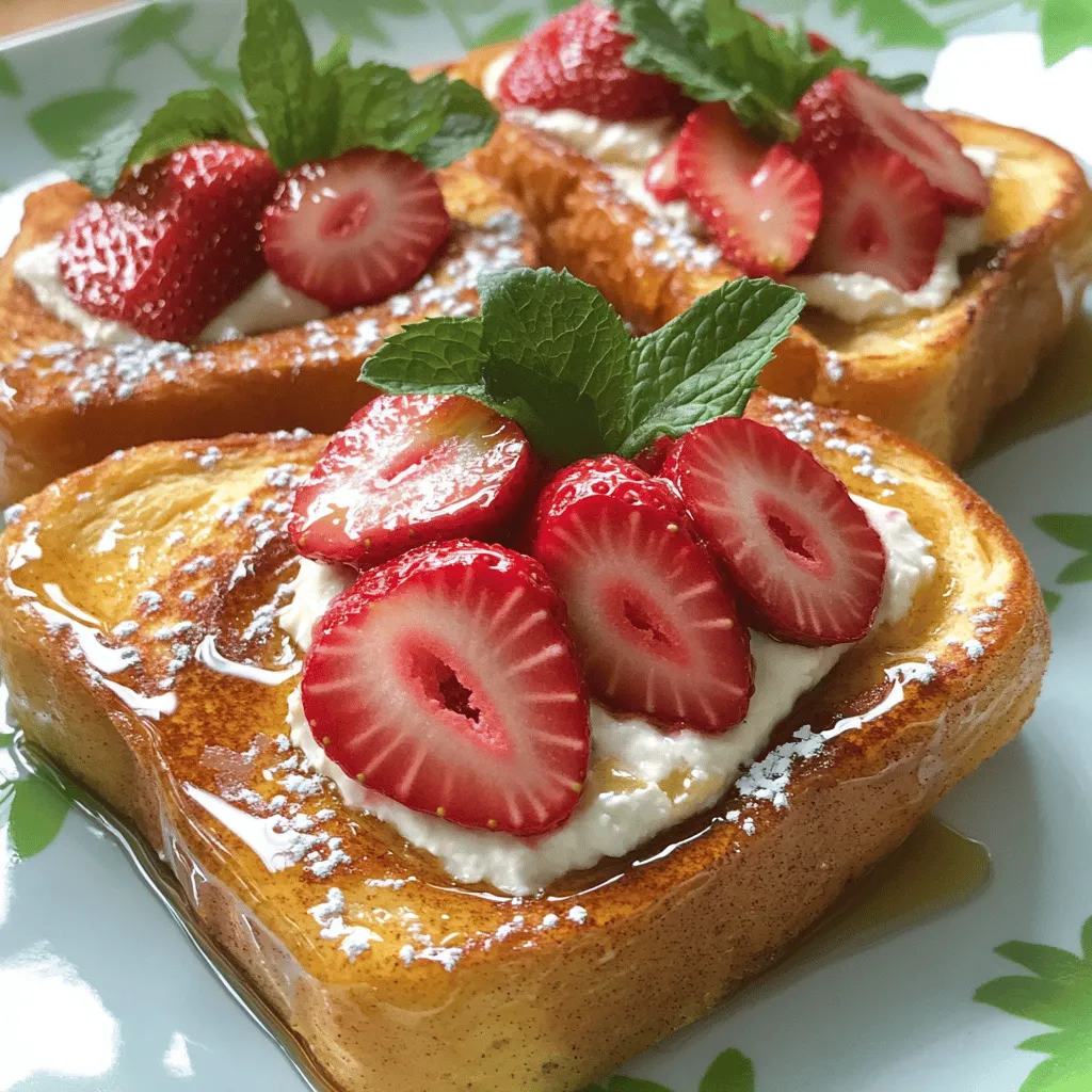 Cream Cheese Strawberry Stuffed French Toast Delight