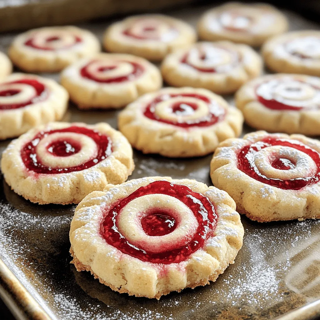 Irresistible Raspberry Swirl Shortbread Cookies