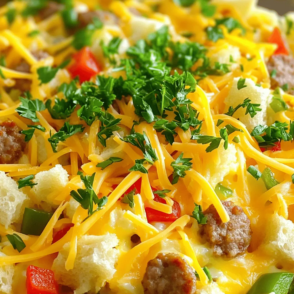 The key to a great sausage egg casserole lies in its simple yet flavorful ingredients. Here’s what you need: