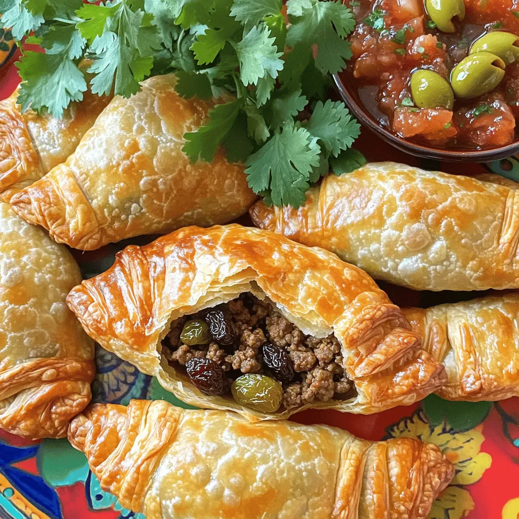 To make tasty beef empanadas, you need a mix of savory and sweet ingredients. This blend creates a unique flavor that makes traditional empanadas stand out.