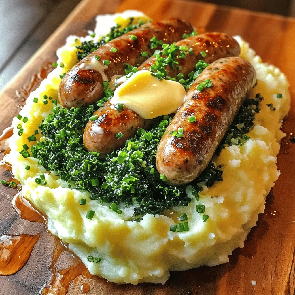 Irish Bangers and Colcannon Mash Hearty Comfort Food