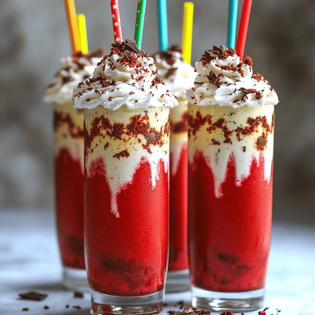 Indulge in Delight: The Red Velvet Milkshake Recipe