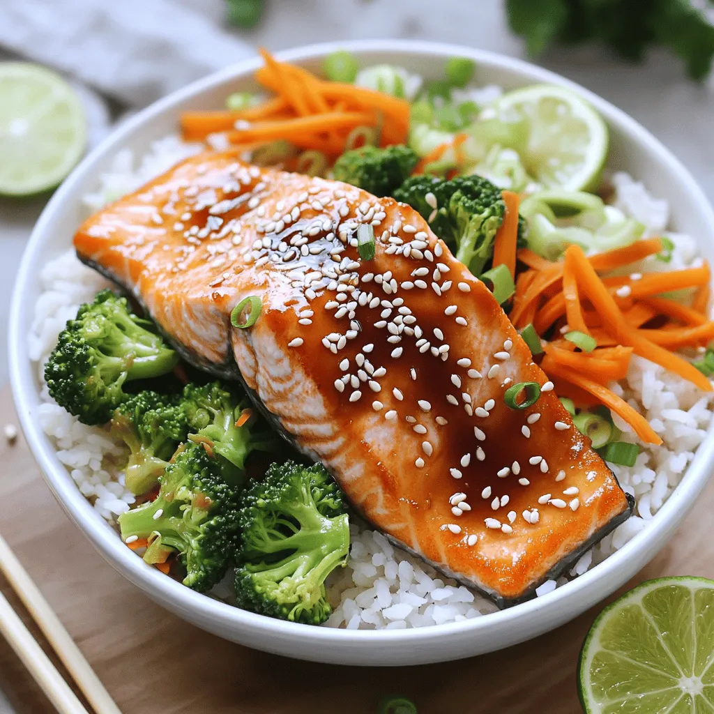 Teriyaki Salmon Rice Bowls Flavorful and Simple Dish