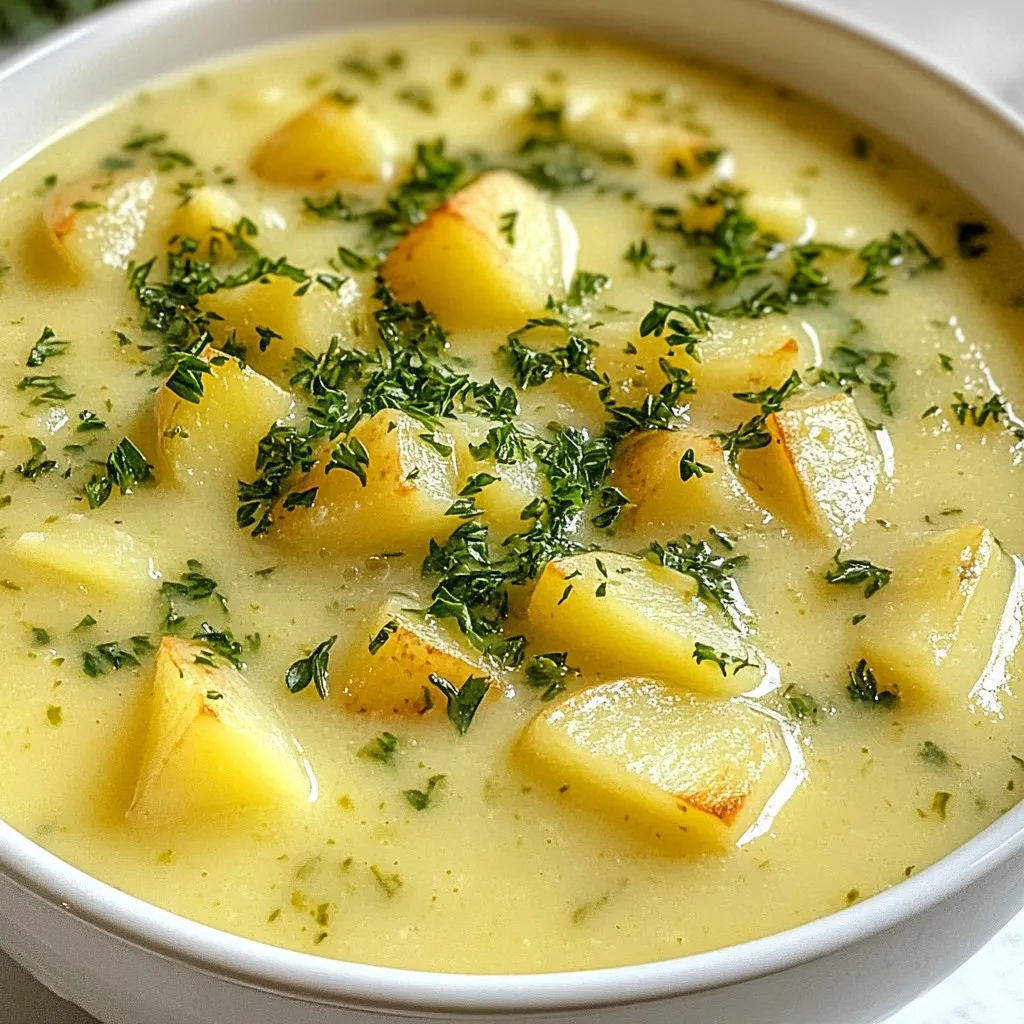 Roasted Celery Potato Soup Comforting and Hearty Recipe