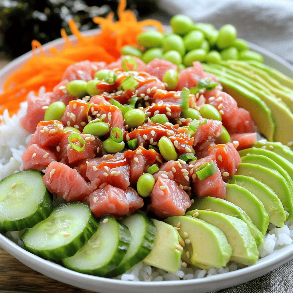 Spicy Tuna Poke Bowl Flavorful and Fresh Delight