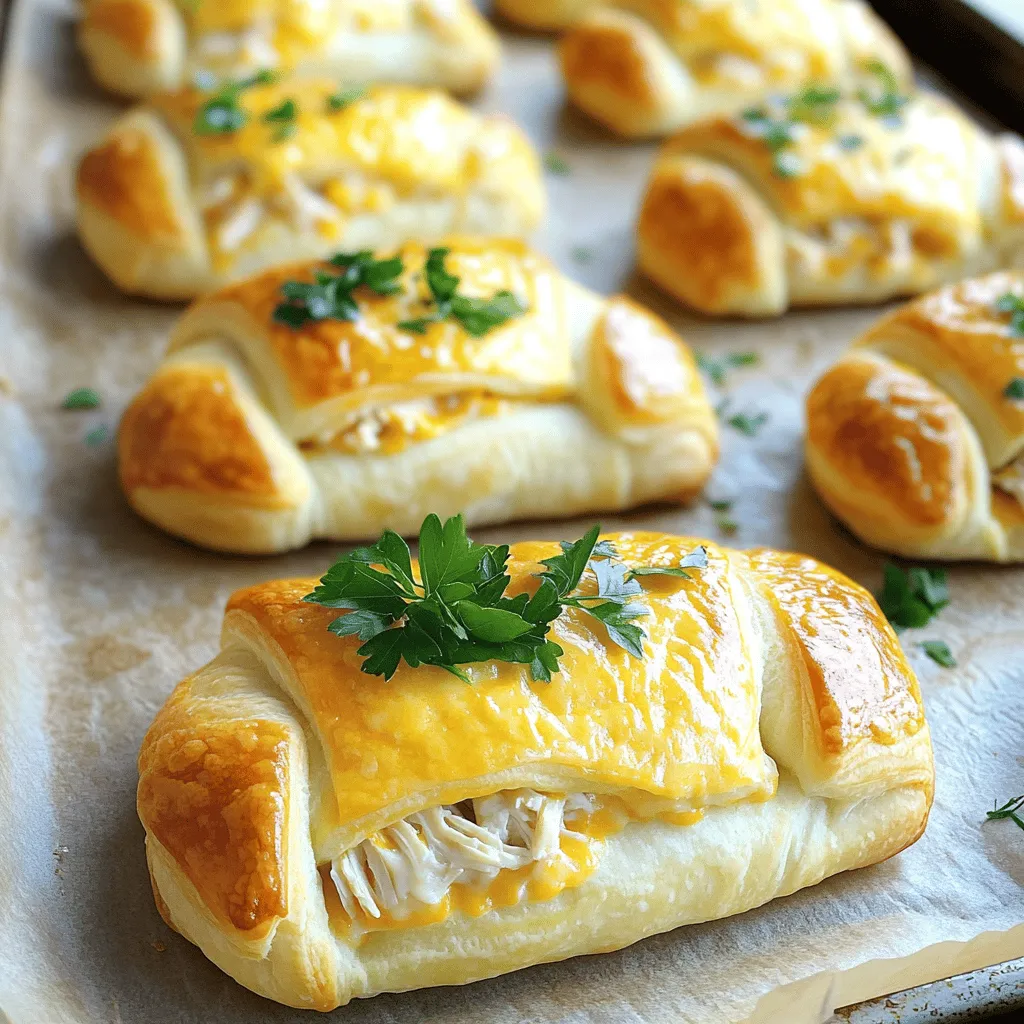 Cheesy Chicken Crescent Rolls Tasty and Simple Recipe