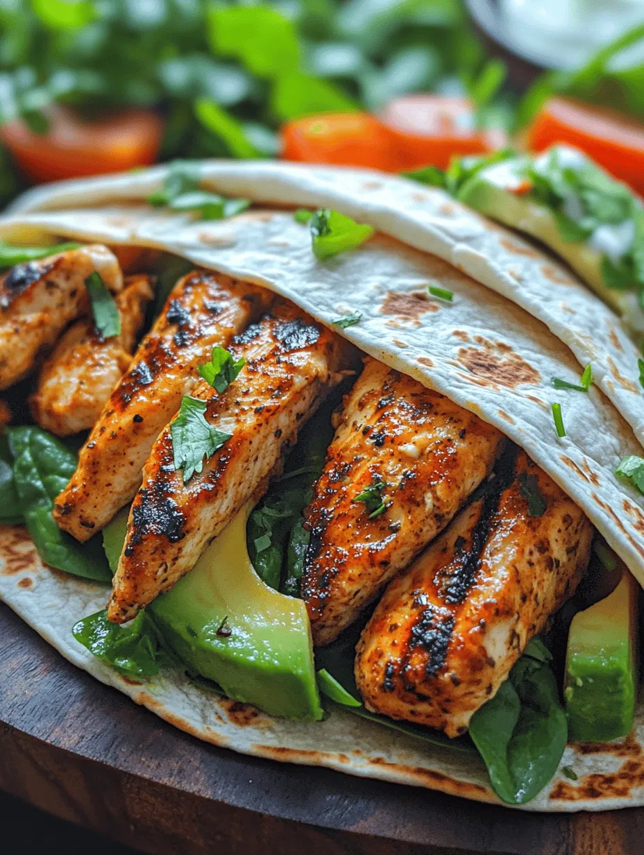 Delicious Garlic Chicken Wraps: A Flavorful and Healthy Meal Idea