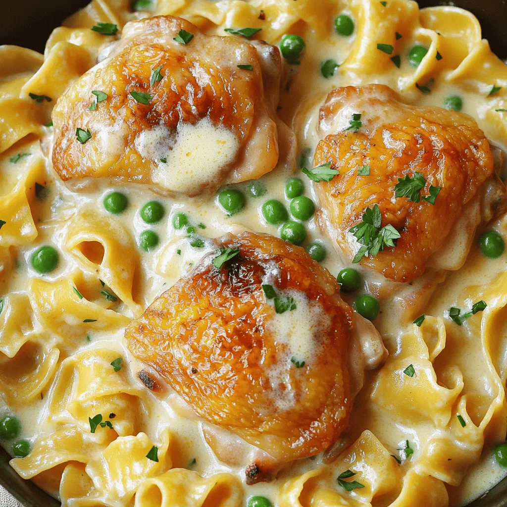 One-Pan Chicken with Buttered Noodles Simple Meal