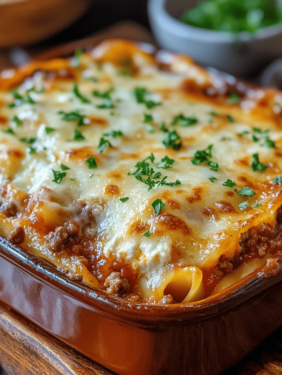 Easy Homemade Lasagna Delight