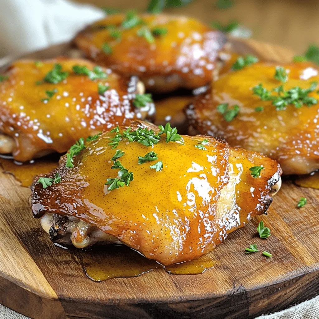 Honey Mustard Chicken Thighs Simple and Tasty Meal