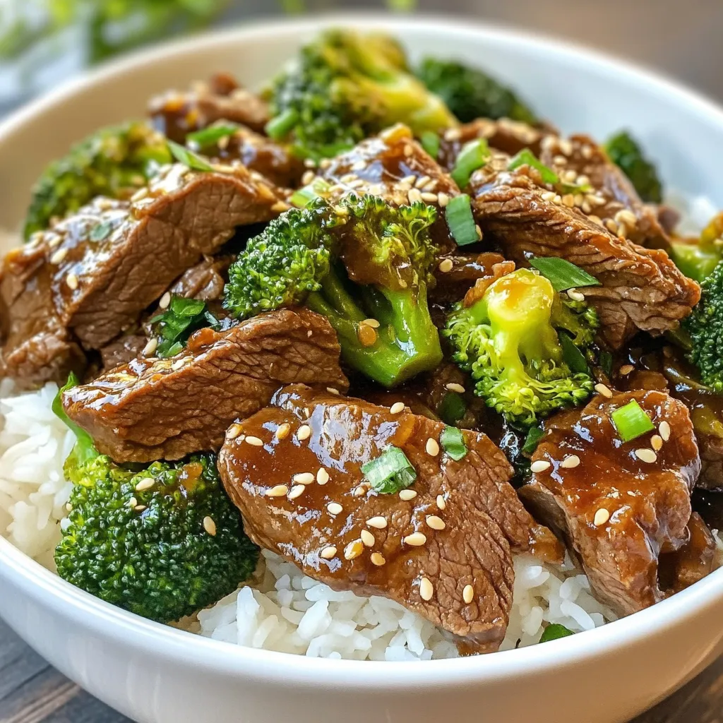 Crockpot Beef and Broccoli Tasty Flavorful Dinner