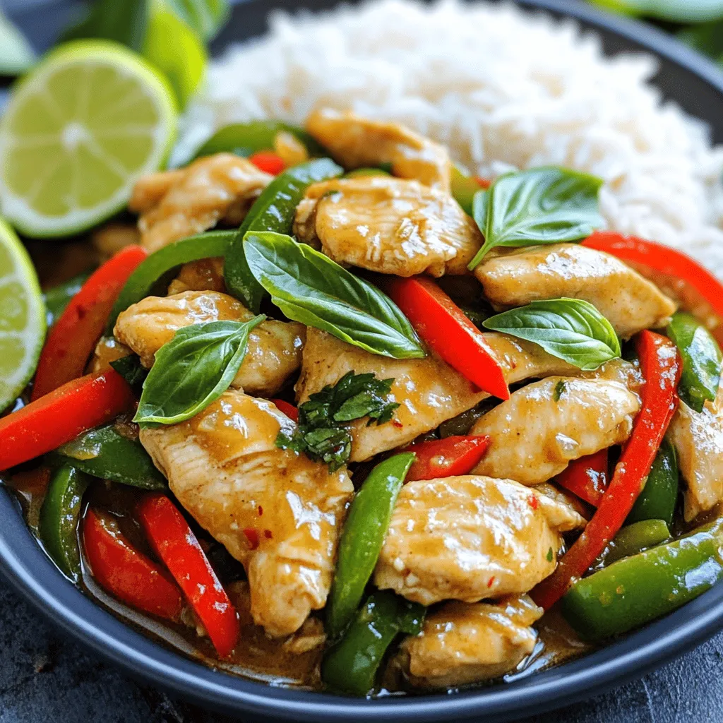 Thai Basil Chicken Stir Fry Flavorful and Easy Meal