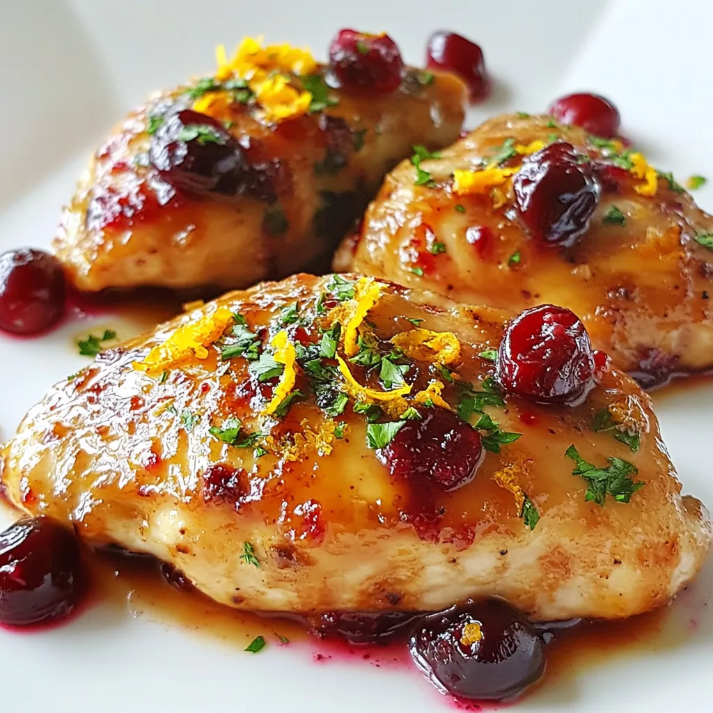 Cranberry Orange Chicken Skillet Flavorful Weeknight Meal