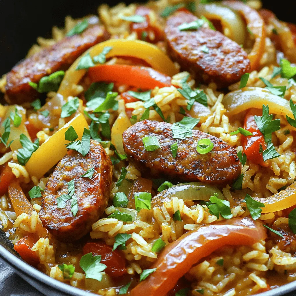 Cajun Sausage and Rice Skillet Simple One-Pan Meal
