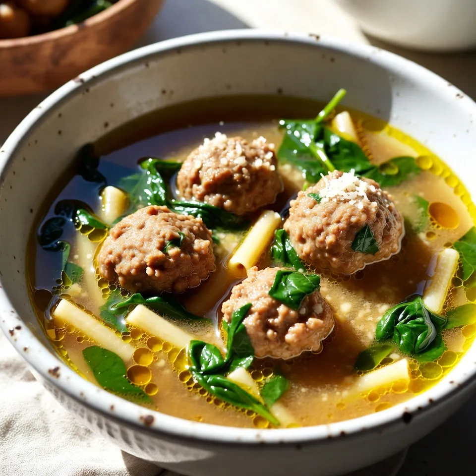 Italian Wedding Soup Flavorful and Nourishing Meal