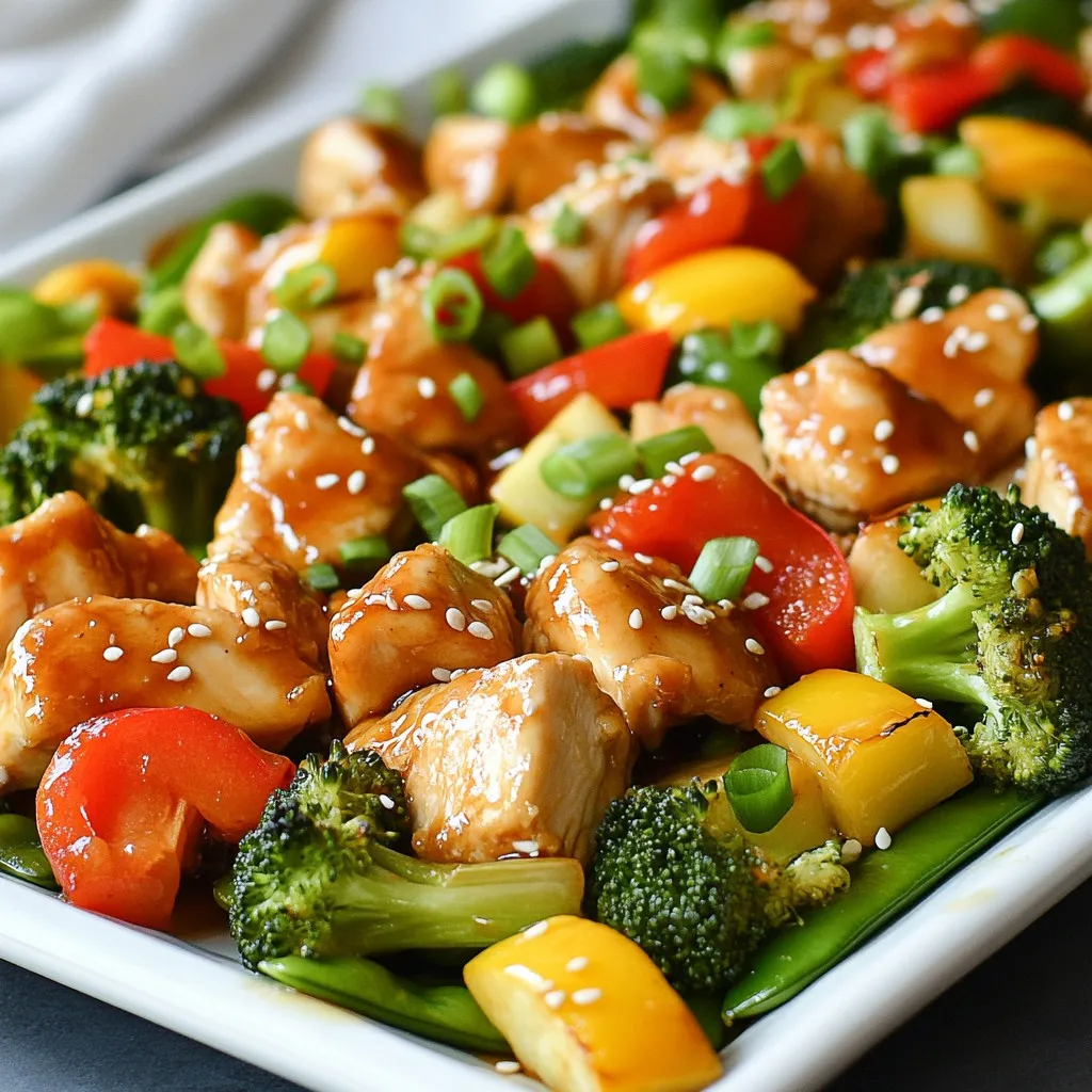 Sheet Pan Teriyaki Chicken &#038; Veggies Delight