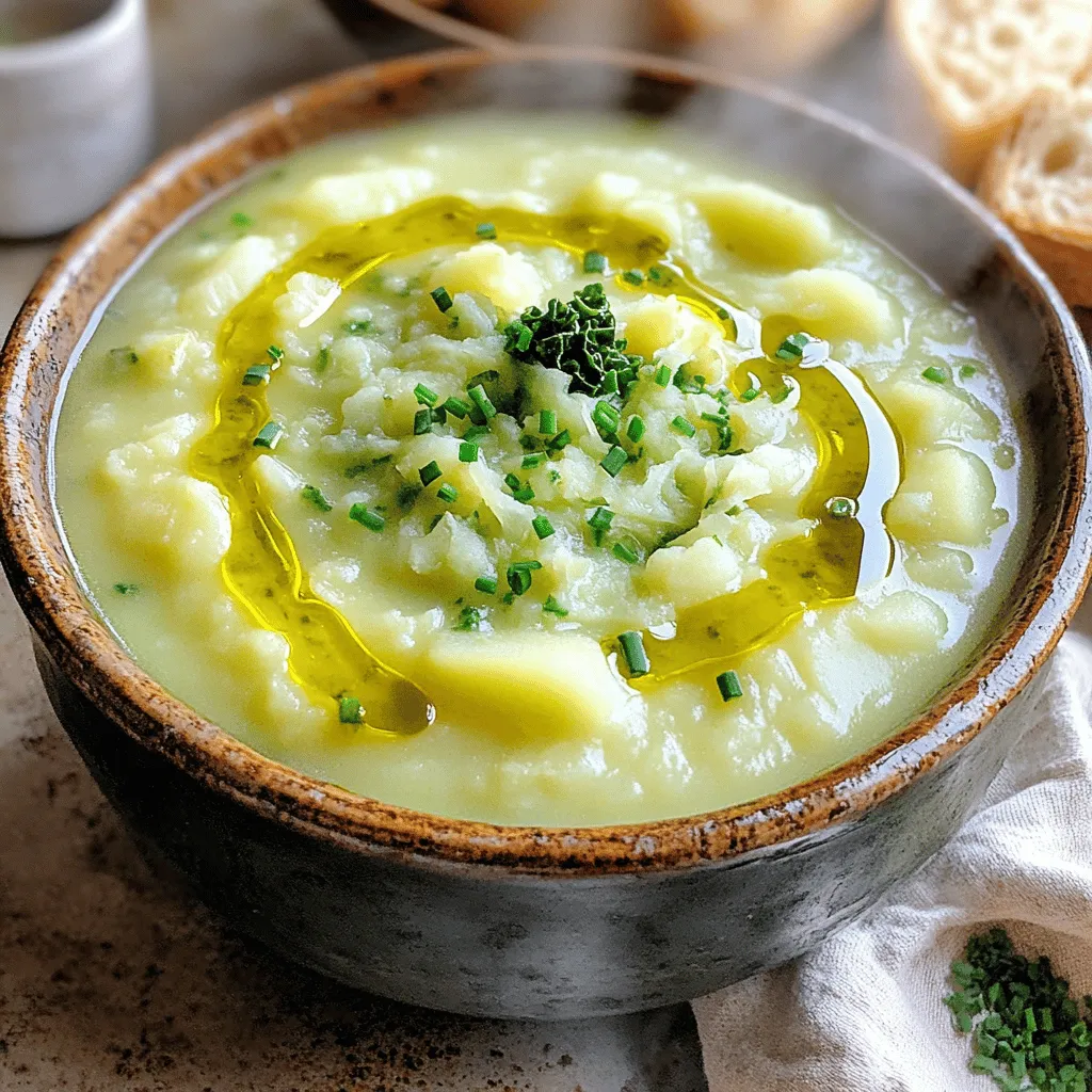 Colcannon soup is a warm and filling dish. It uses simple, traditional colcannon ingredients, making it easy to prepare. The main ingredient is potatoes, which give the soup its creamy texture. I prefer russet potatoes because they mash well and absorb flavors nicely.