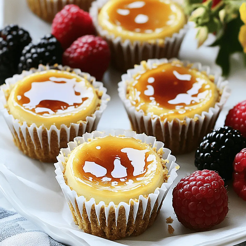 Mini Crème Brûlée Cheesecakes Simple and Delightful Treat