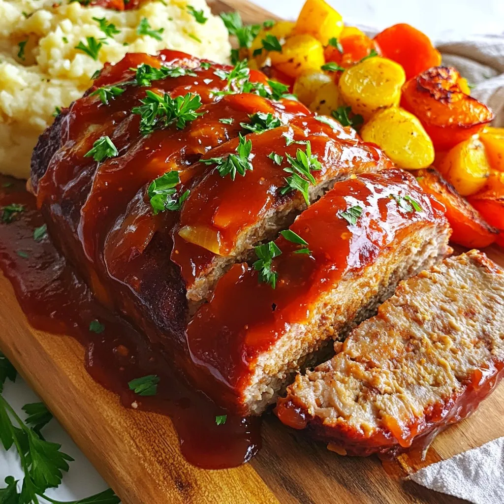 Ultimate Meatloaf with Ketchup Glaze Tasty Family Meal