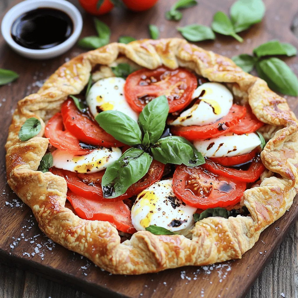 Caprese Galette Delight: A Culinary Masterpiece