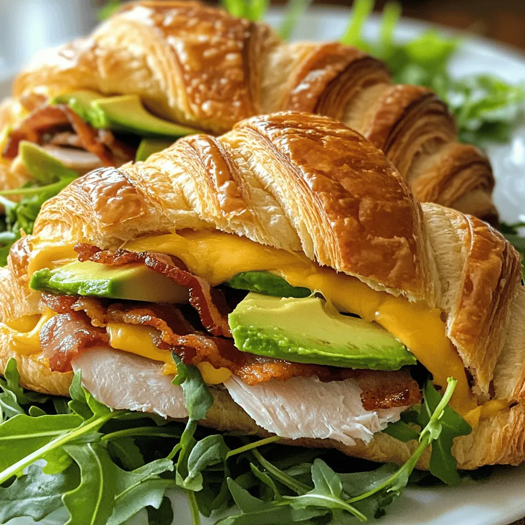 Turkey Cheddar Bacon Croissant: A Decadent Twist on a Classic Sandwich