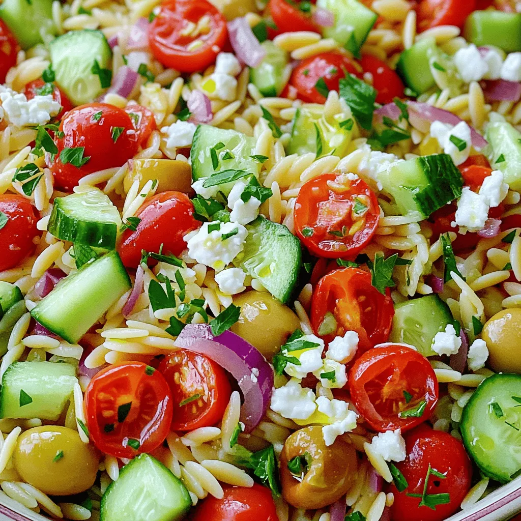 Greek Orzo Salad Fresh and Flavorful Recipe Guide