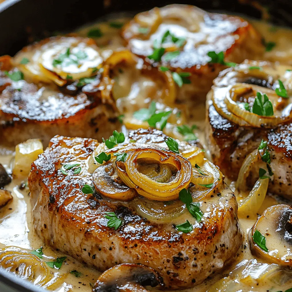 Creamy Mushroom Delight Pork Chops: A Rich and Comforting Culinary Experience