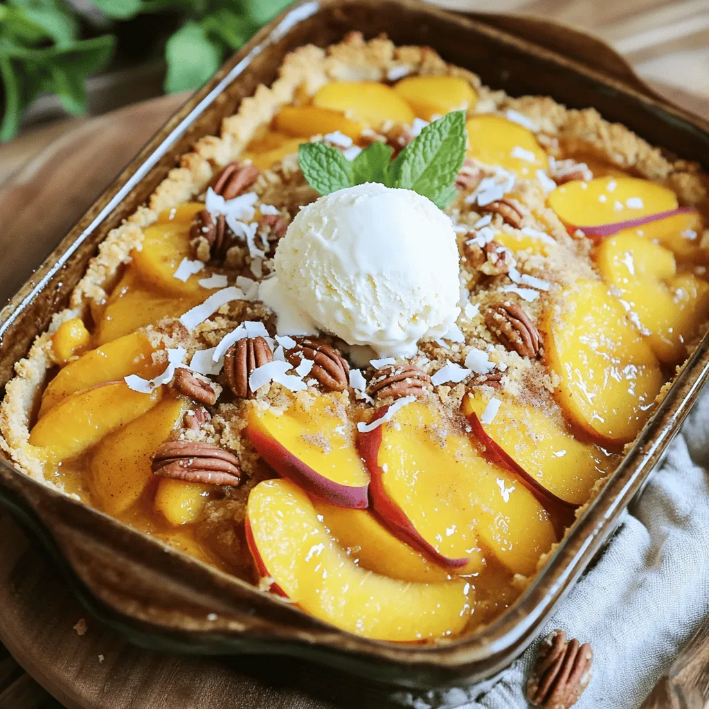 Peach Cobbler Dump Cake Simple and Delicious Treat