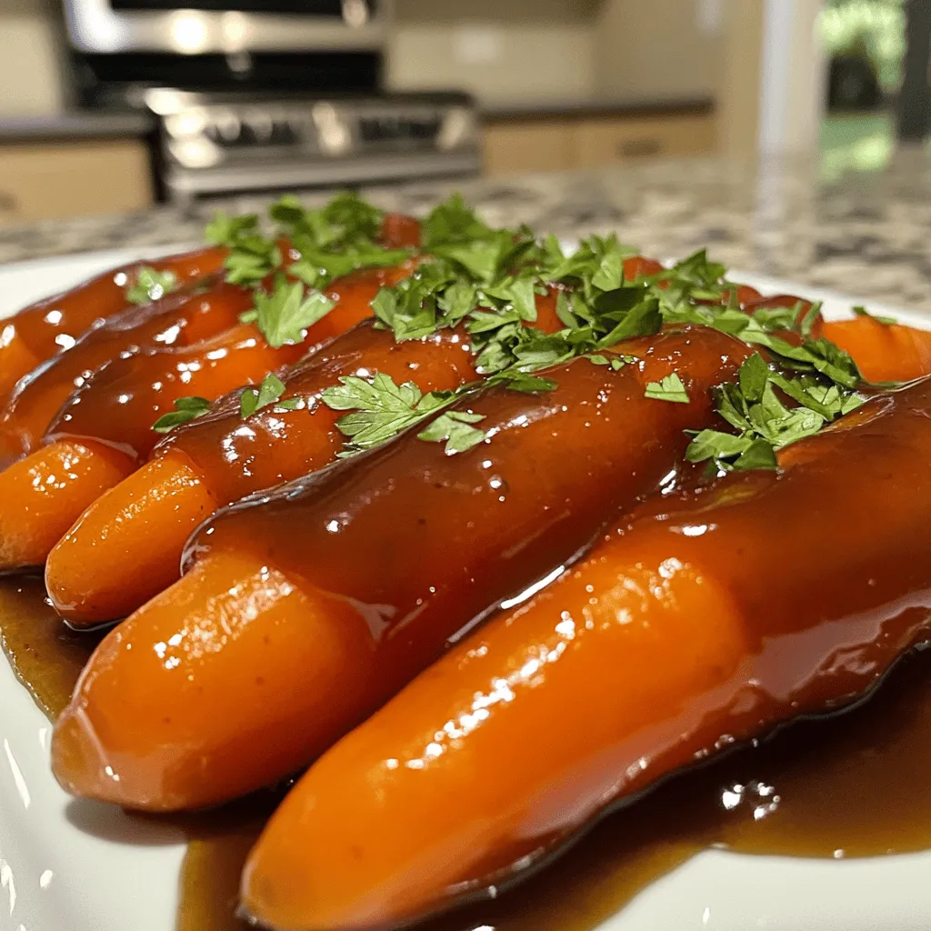 Savory Bourbon Glazed Carrots: A Sweet and Tangy Side Dish Recipe