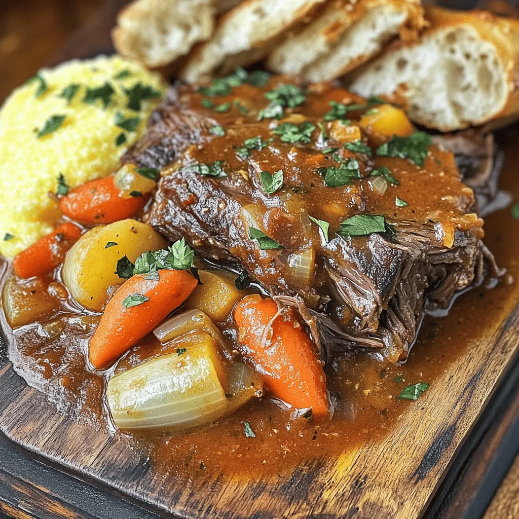 Italian Pot Roast Irresistible and Flavorful Delight