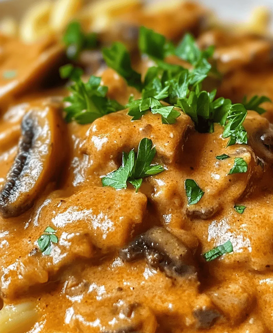 Beef stroganoff is a classic comfort food that has delighted palates for generations. Traditionally made with tender strips of beef, sautéed onions, and a rich sour cream sauce, this dish is known for its hearty flavors and creamy texture. However, as plant-based diets gain popularity, many food enthusiasts are seeking vegan alternatives that not only capture the essence of the original but also promote a healthier lifestyle and a more sustainable planet. Enter the Vegan Mushroom & Jackfruit Beef Stroganoff—a delightful twist on the beloved classic that replaces beef with jackfruit and mushrooms while retaining that luscious, creamy sauce we all adore.